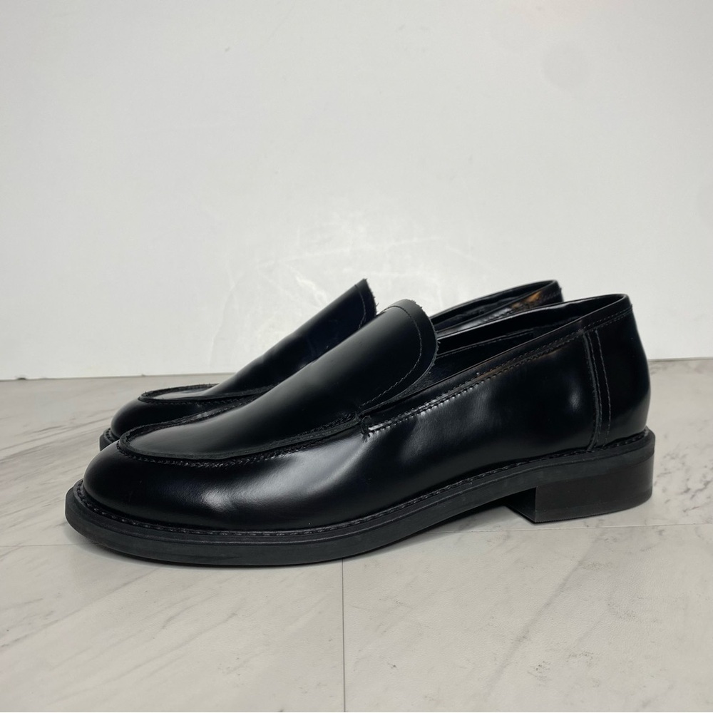Steve Madden Larusso Black Leather Loafer 8 1/2 M - Picture 14 of 14